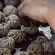 Steamed Shanghai Soup Dumplings (Xiaolongbao)