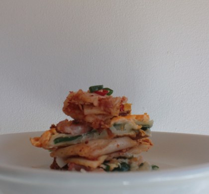 Kimchi pa-jeon Korean Pancake 