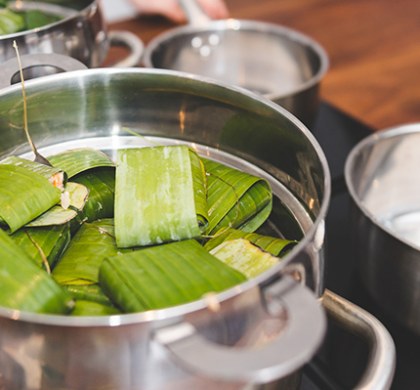 Pepes Ikan Steamed Fish in Banana Leaf