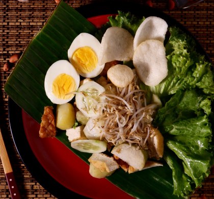 Gado Gado- Steamed Vegetables, Sweet Soy Peanut