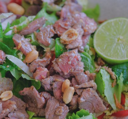 Nam Tok - Waterfall Beef Salad (Online Class)