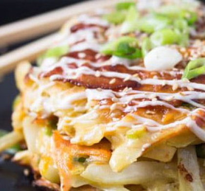 Okonomiyaki Japanese Pancake
