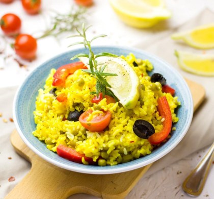 Risotto with seafood