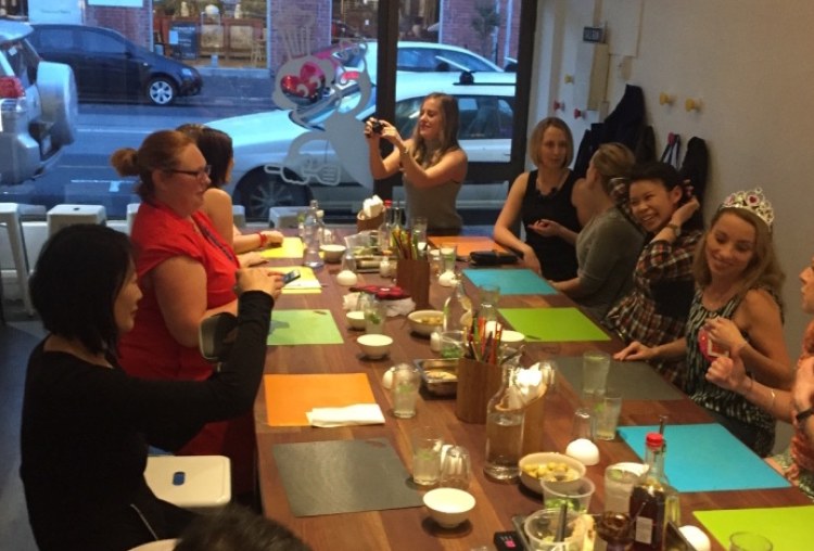 hens cooking class Melbourne