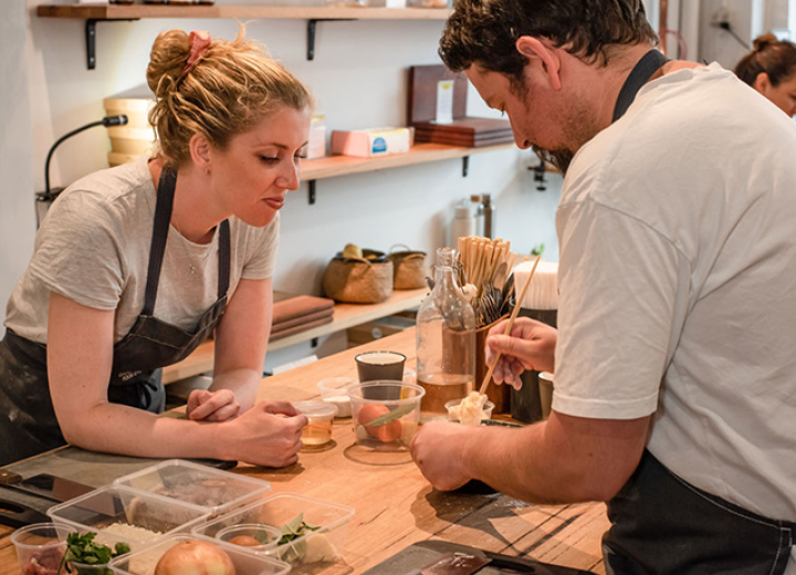 Expert chef instruction