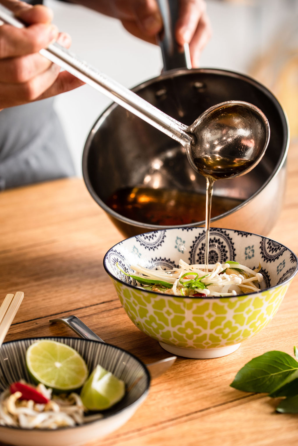 A bowl of Japanese ramen with toppings, the kind of lunch you find all over Tokyo